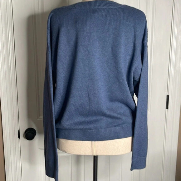 TOMMY JEANS
Women's V-Neck Cable-Knit Sweater Sz XL - Picture 6 of 10